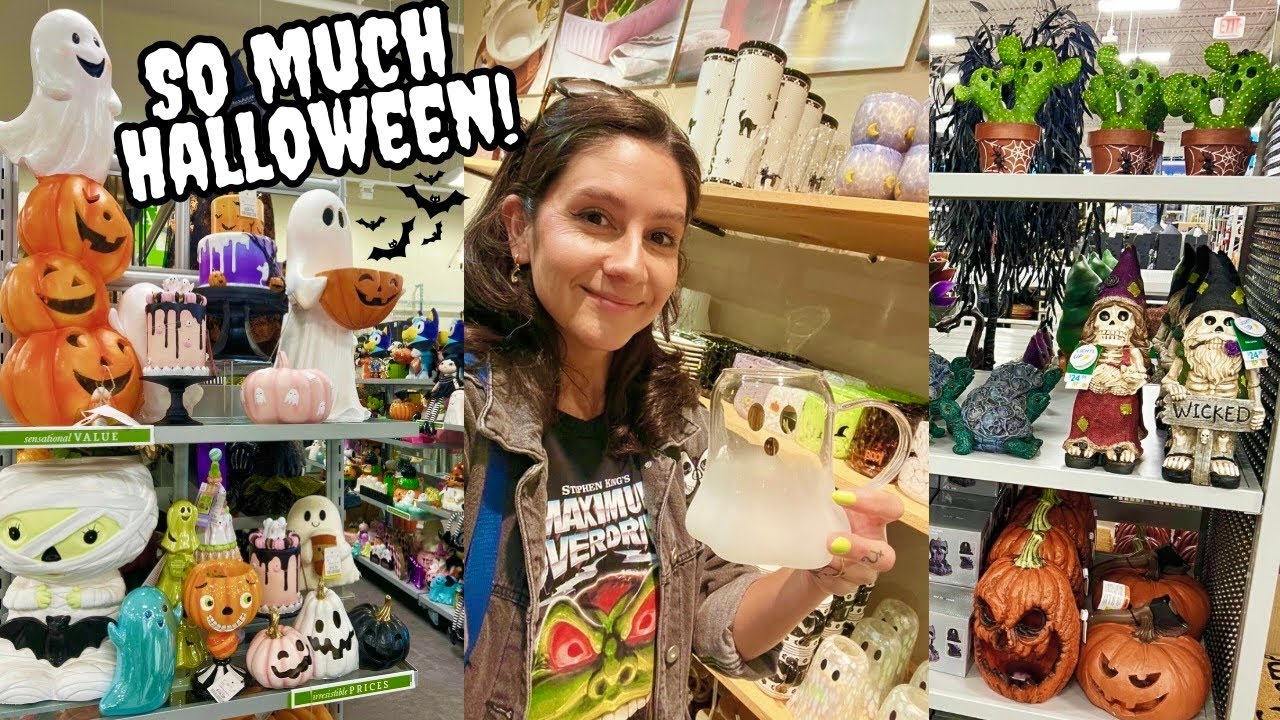 MASSIVE HALLOWEEN Shopping Trip & Haul!🎃 Anthropologie, HomeSense, Costco, & More!🖤