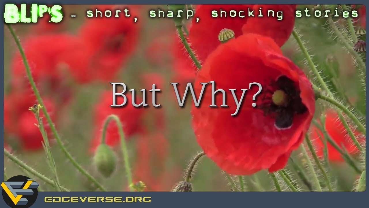But Why - Dramatic science-fiction /sci-fi drama comedy narrated short story/audiobook. Anti-war.