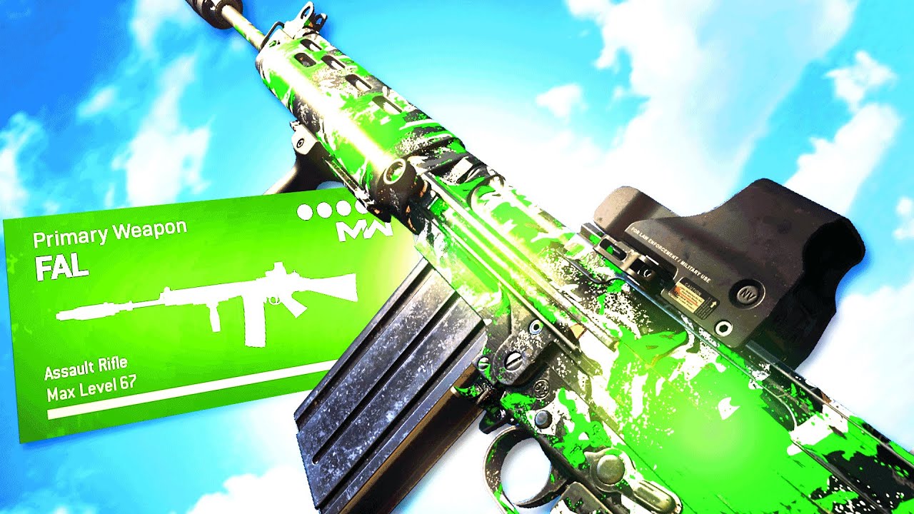 Since when did the FAL do this in Warzone?..  🤯