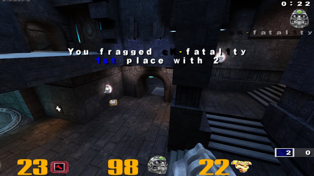 4K / b100.death vs cK-fatal1ty @Hub3tourney1 / CPL Holland 2001 LB Final / Quake3