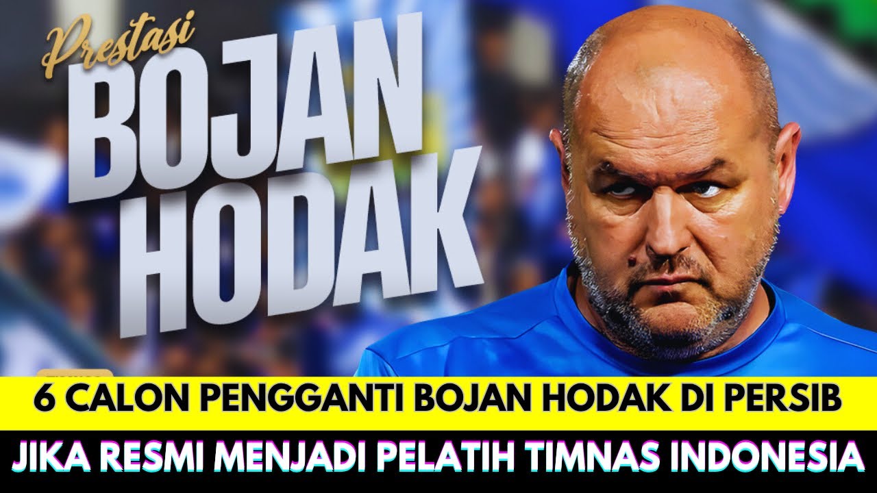 6 Pelatih Top yang Jadi Pengganti Bojan Hodak di Persib Bandung jika Resmi Latih Timnas Indonesia