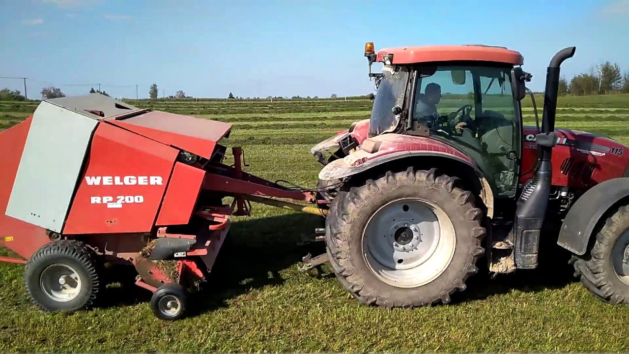 CASE MAXXUM 115 & WELGER RP 200 ZBIÓR TRAW III POKOS