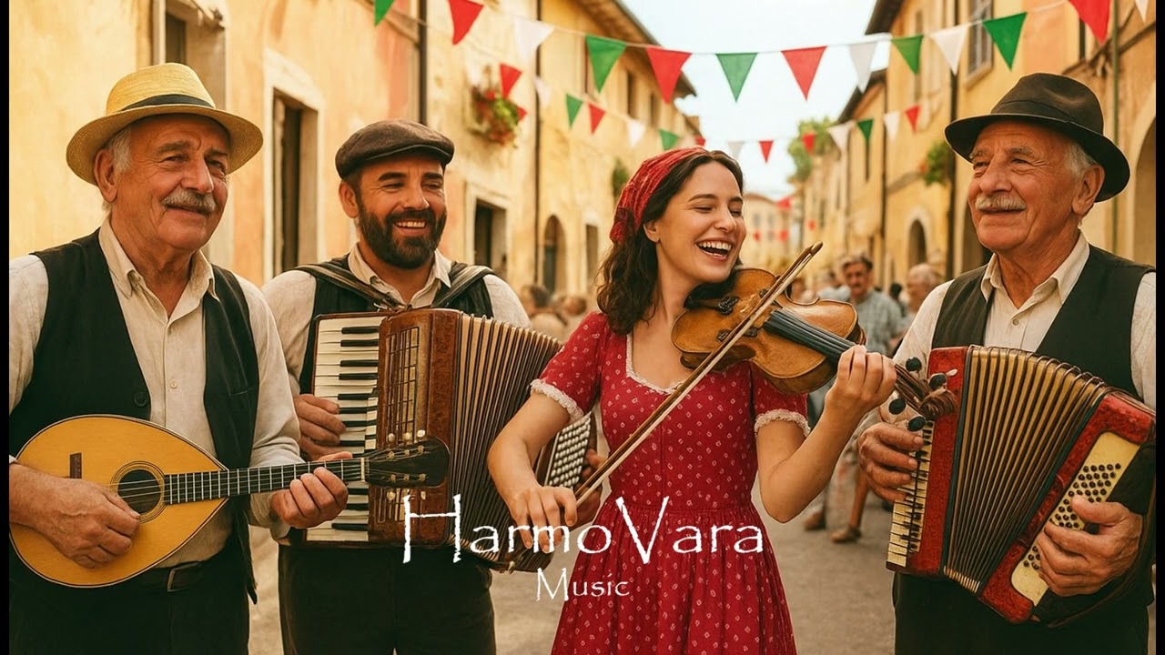 Romantic Mandolin, Accordion & Guitar from Vintage Italy - Old Italian Instrumental Music