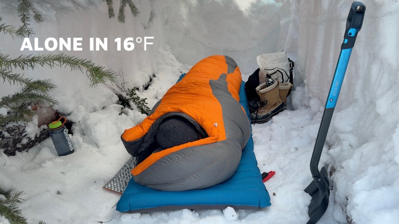 No Tent. No Tarp. Winter Survival in a Snow Shelter