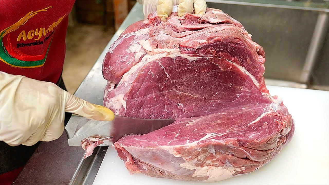 Тайская еда - Королевский тушеная говядина Бангкок Таиланд