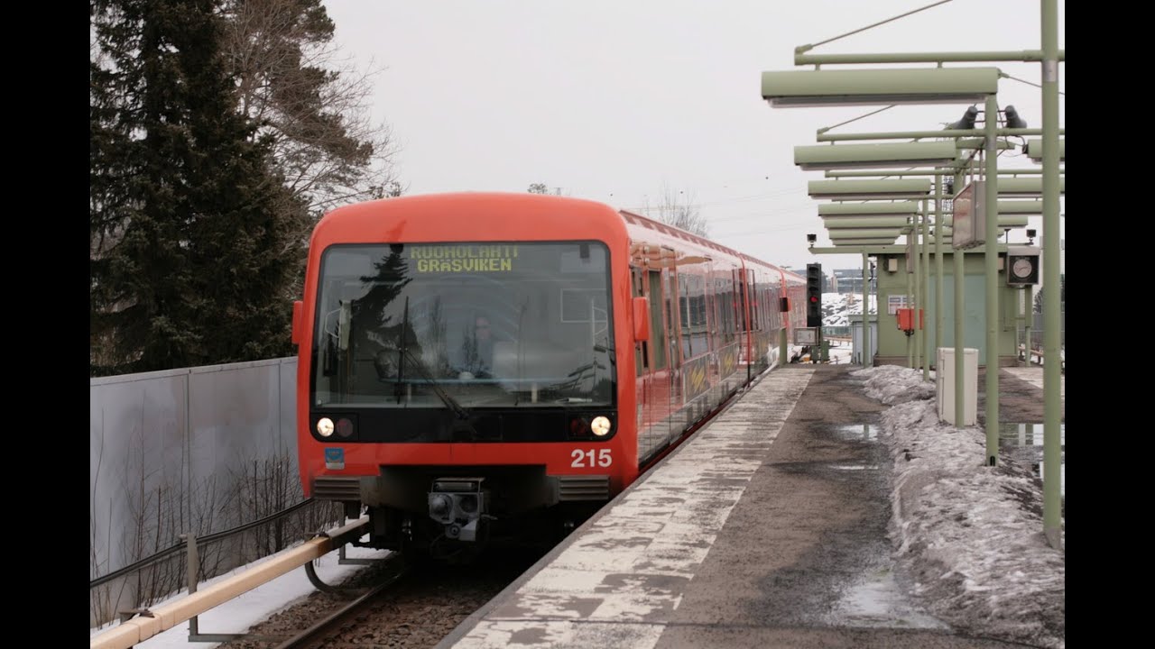[Inductor-recorded traction motor sound] Helsinki Metro M200 (Alstom Traxis IGBT-VVVF)