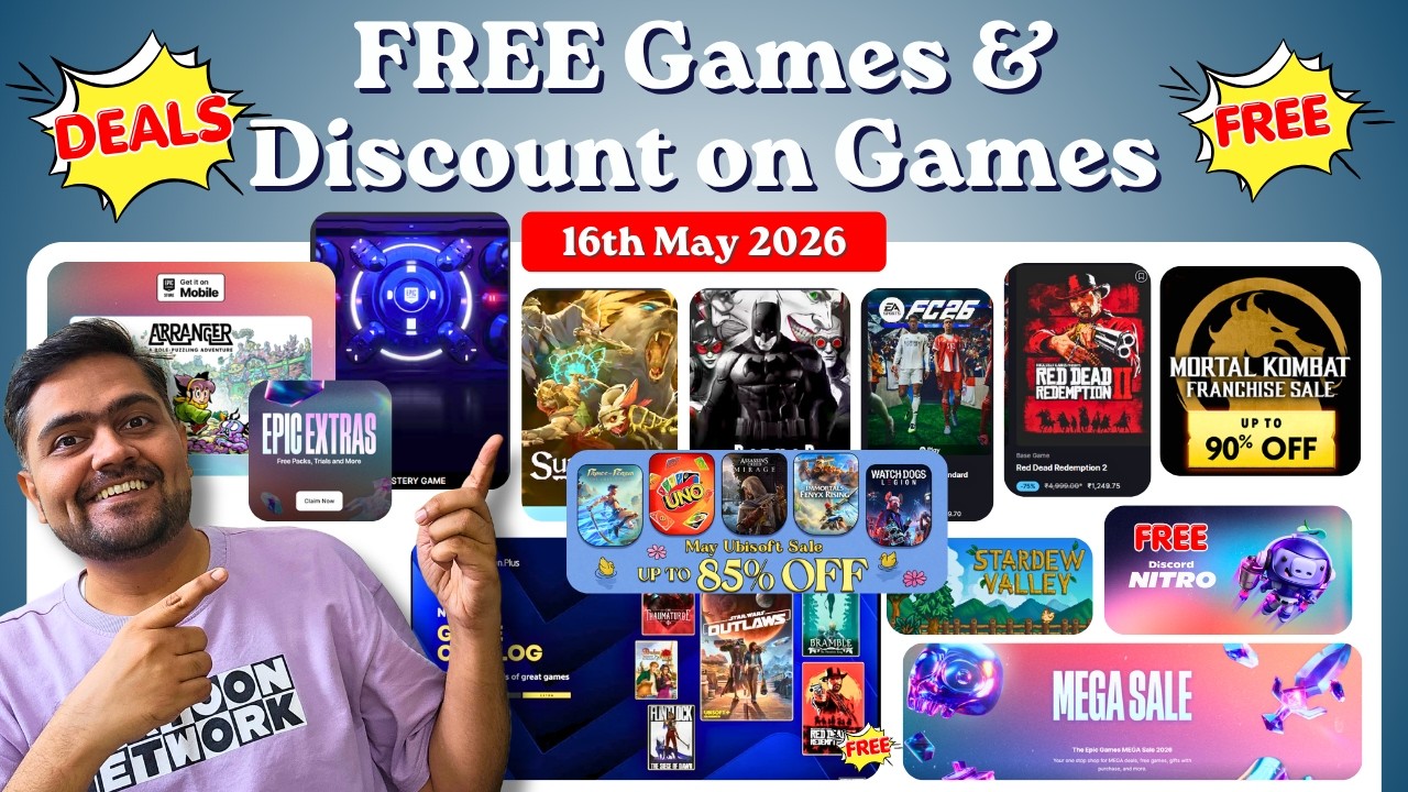 Claim this week's FREE & Discount on Games - 16/05/2026 | 1st Epic Mystery Games Unlocked 🎮🔥