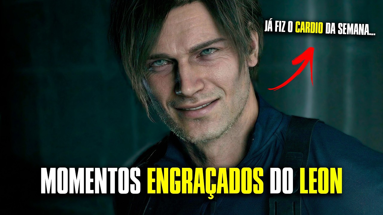 MOMENTOS ENGRAÇADOS do LEON EM RESIDENT EVIL REQUIEM