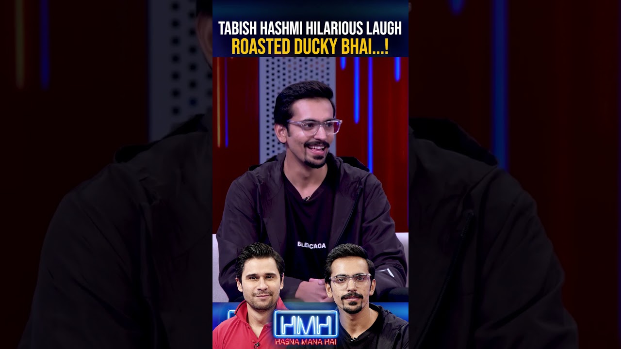 Tabish Hashmi roasts ducky bhai! - #tabishhashmi #ranahamzasaif #hasnamanahai #geonews #shorts