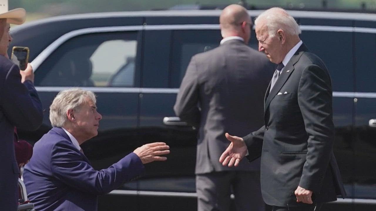 President Biden, Gov. Abbott greeted in Uvalde by people asking for change after mass shooting