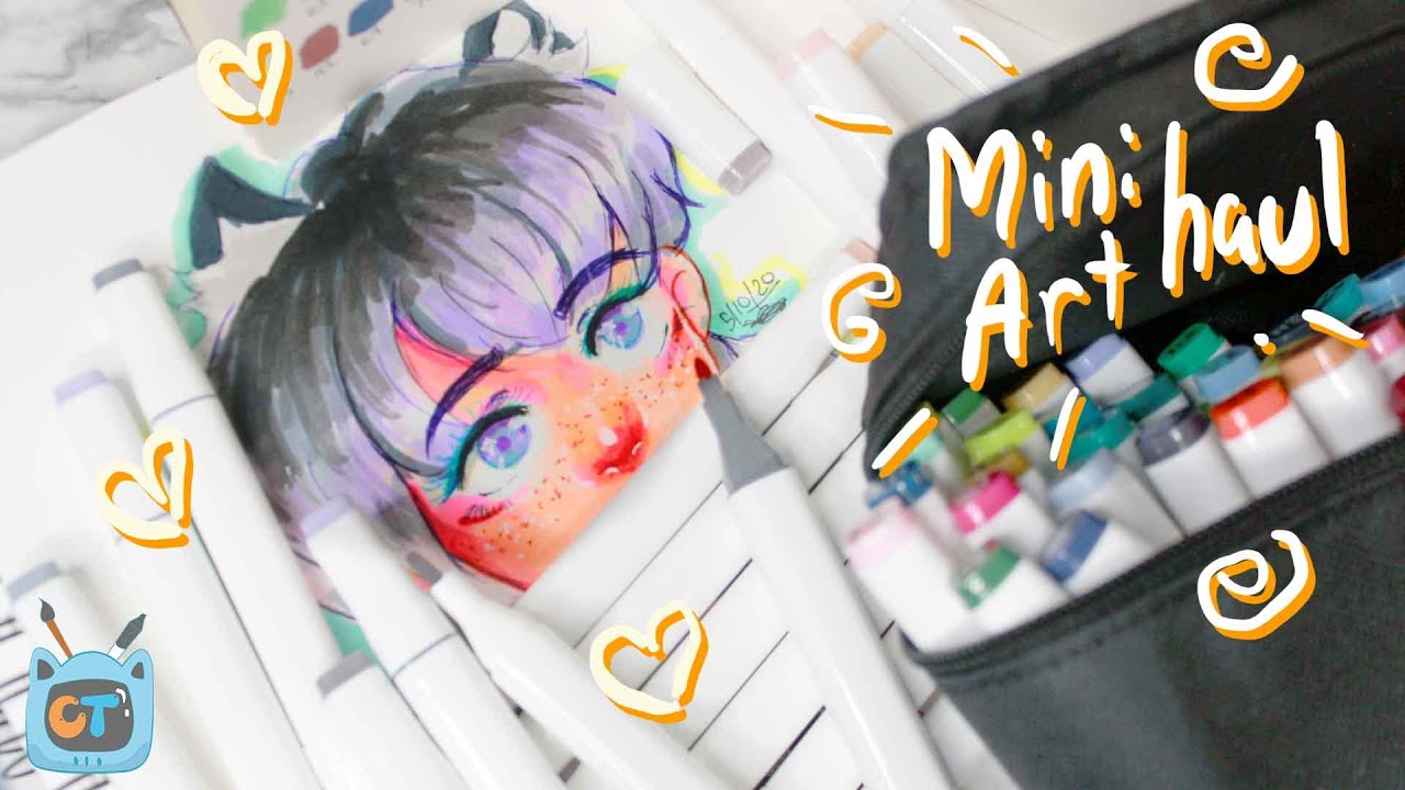 ✏️Copic Marker Dupe 🤔 + Mini Art Haul 🥕