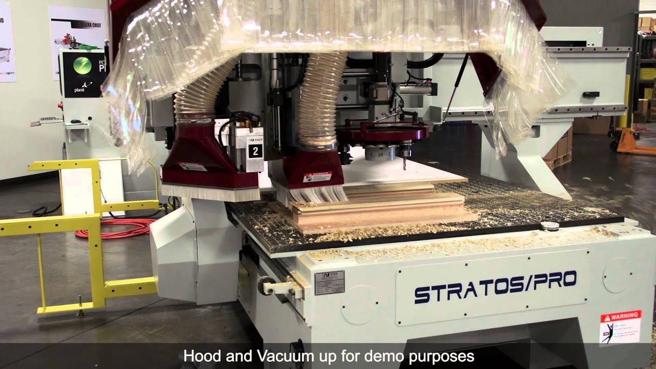 CNC Machine Demo - Anderson America Stratos Pro - Door Frame