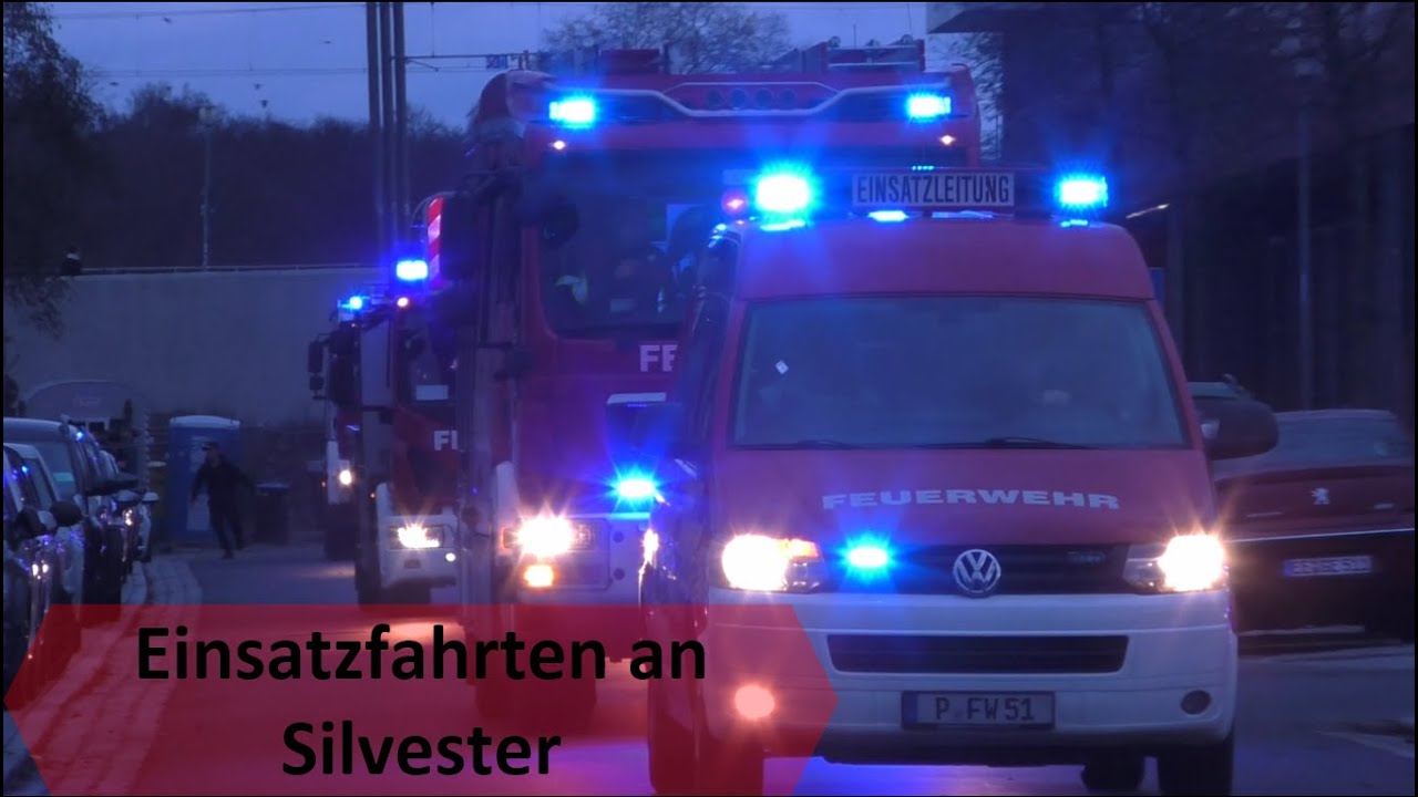 [Viel Blaulicht und Horn] Silvester Einsatz Potsdam 2022-2023