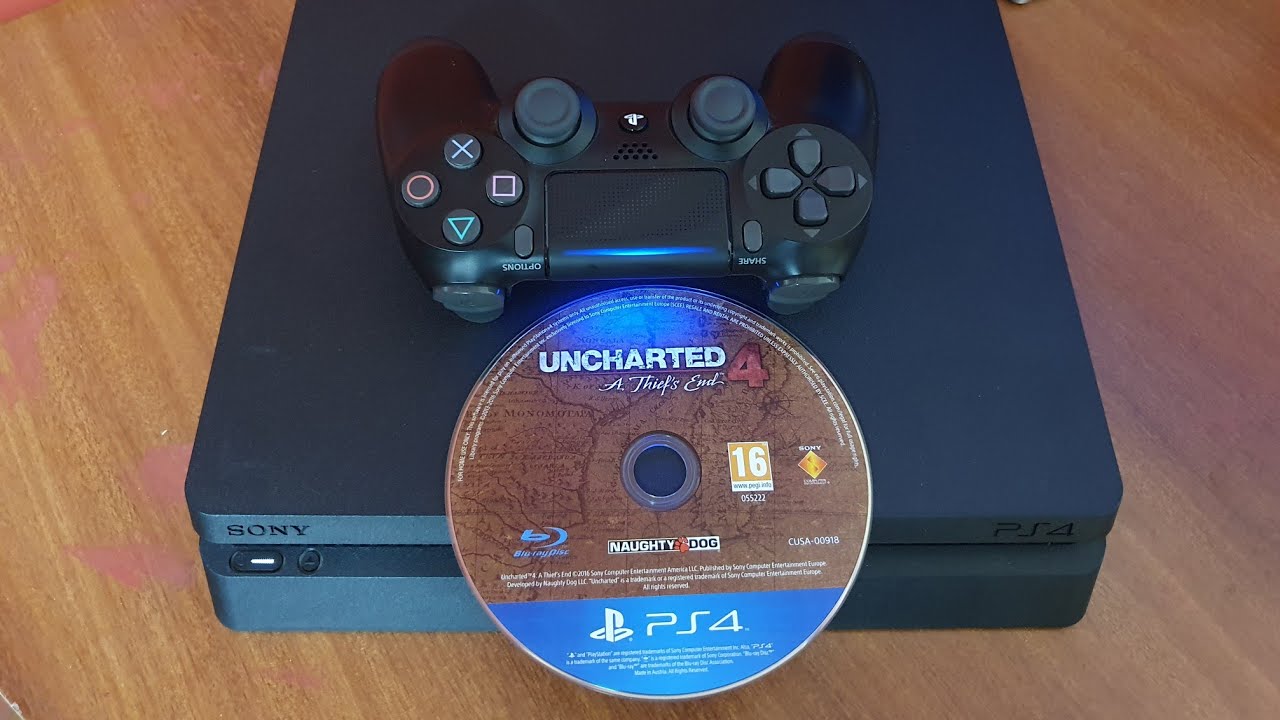 UNCHARTED 4 на PS4 Slim (монитор 1080P)