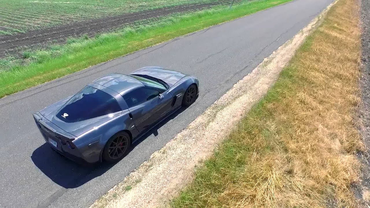 Corvette Z06 // Drone shoot // Super smooth camera! HD 60FPS