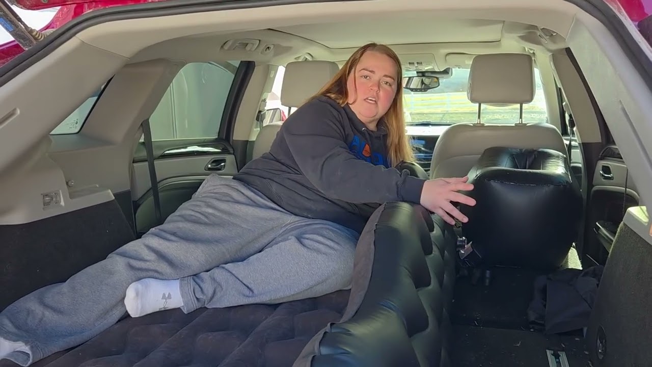 Watch: Pretty Sure I Can Live in My Car Now! | Jace Heaslets’ Amazon Live Car Air Mattress Review