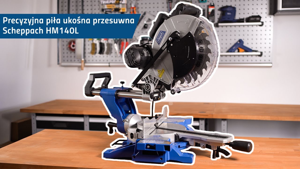 Precyzyjna piła ukośna przesuwna Scheppach HM140L