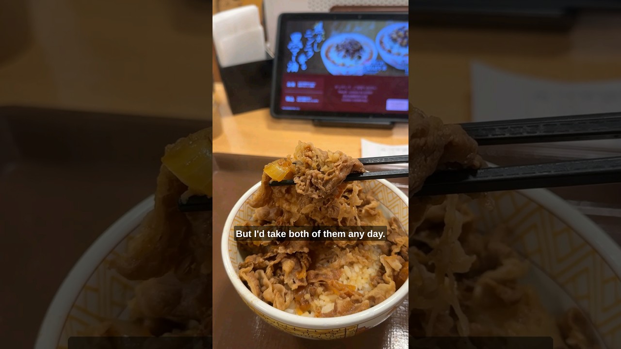 Who has the best beef bowl in Japan?
