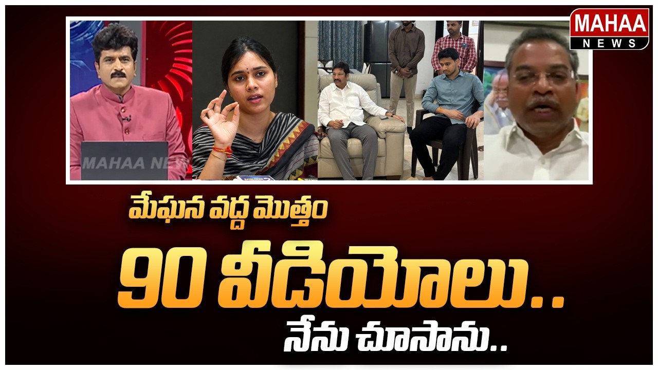 మేఘన వద్ద మొత్తం 90 వీడియోలు..నేను చూసాను | MLA Vasanth Hot Comments On Videos in Meghana IPAD