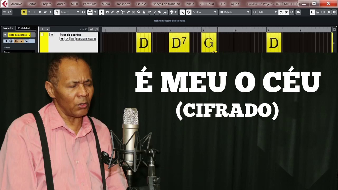 &Eacute; MEU O C&Eacute;U - 346. HARPA CRIST&Atilde; (CIFRADO) - Carlos Jos&eacute;