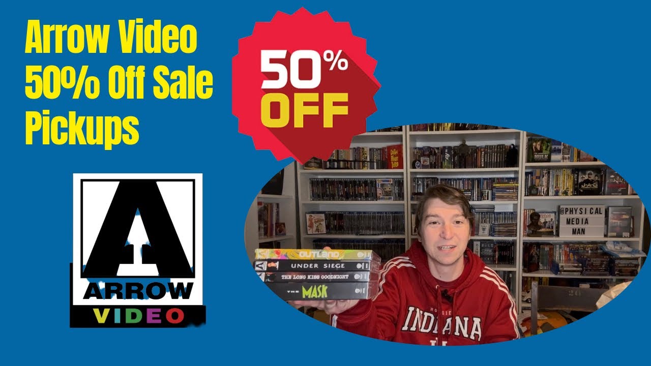 Arrow Video 50% off Sale Pickups 2026 - Amazon, Barnes & Noble, 4K, Blu-Ray, Physical Media