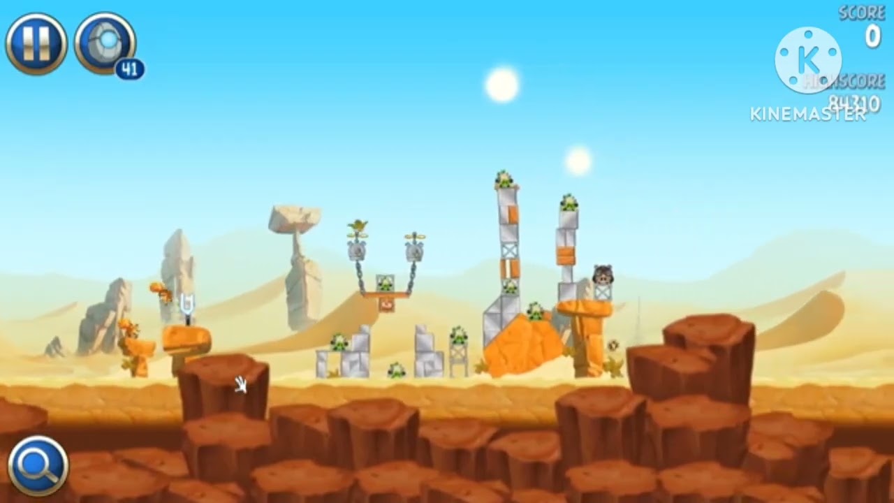 앵그리버드 스타워즈 2 Escape to tattooing level 1 to 20