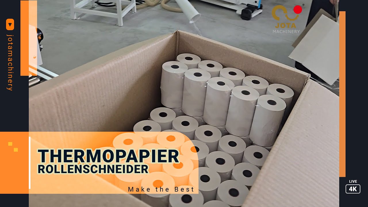 Vollautomatischer 900mm Thermopapier Rollenschneider (2025)