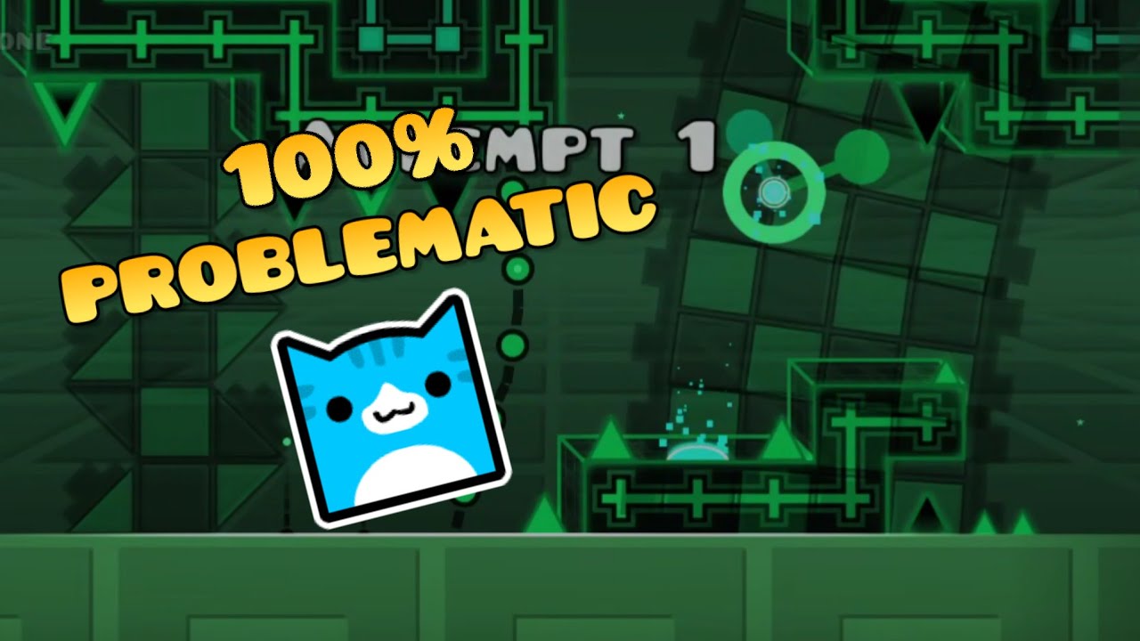 Geometry Dash | Moja przygoda z levelem Problematic