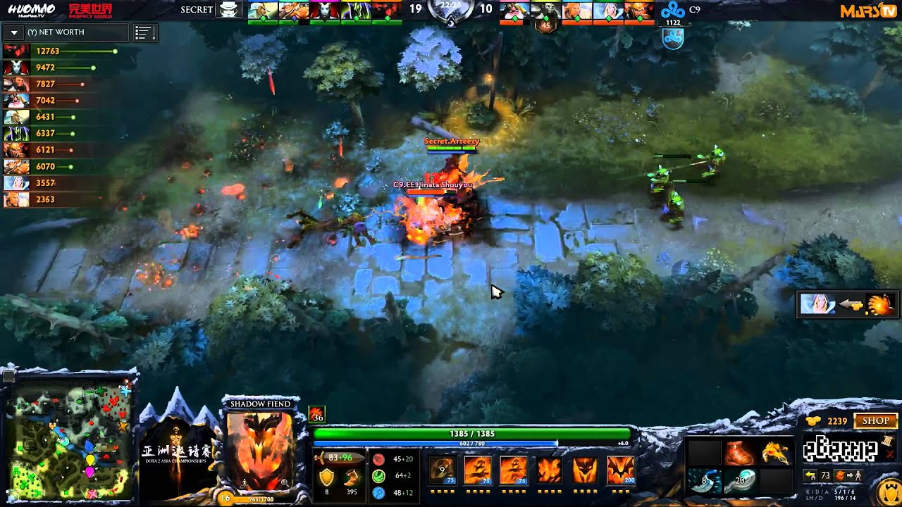 [Techies!] Secret vs Cloud9 - (Dota 2 Asia Championships) - LD & SyndereN