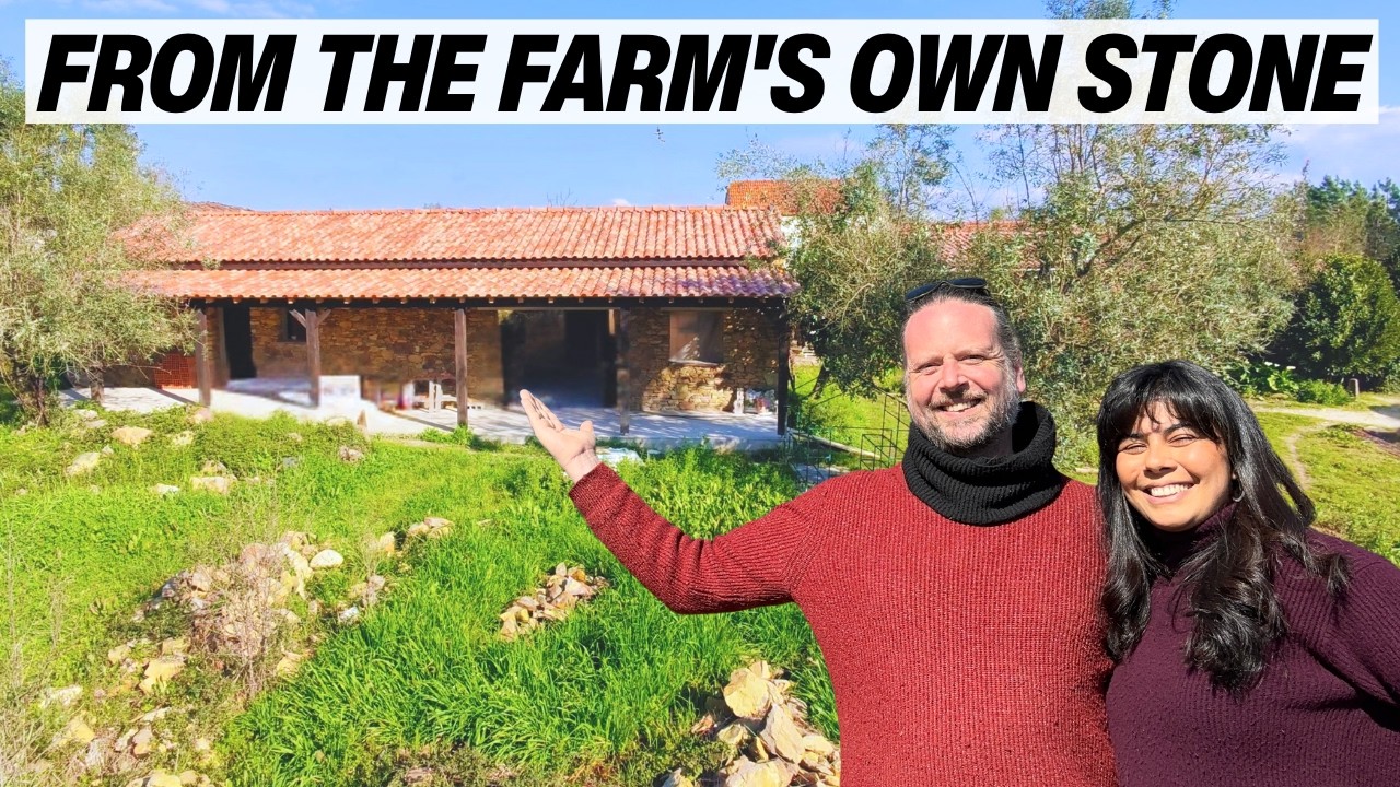 Turning 100-Year-Old Farm Stones Into Window Sills | Portugal Renovation
