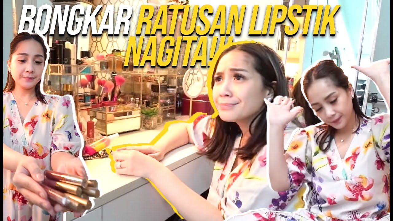 NAGITA NYERAH!!! BERESIN ALAT-ALAT MAKE UP SENDIRI  NGGA CUKUP SEHARI....