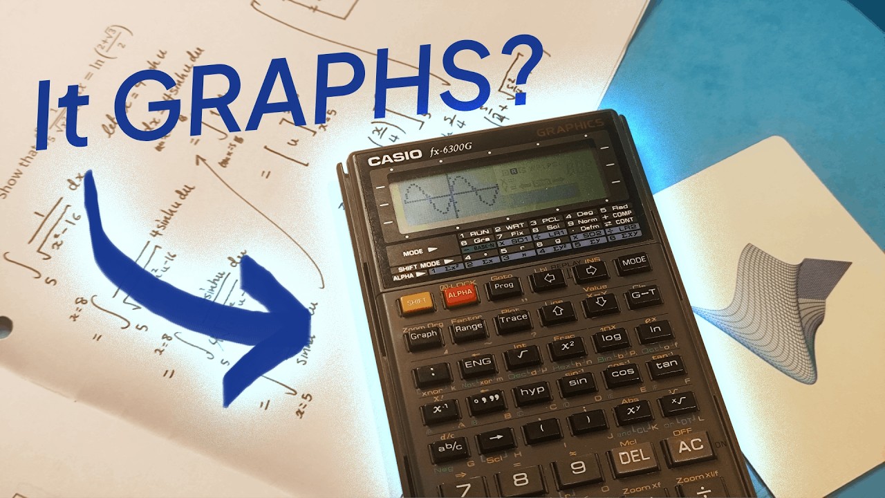 I cannot BELIEVE this calculator can draw GRAPHS! | Casio fx-6300G Showcase