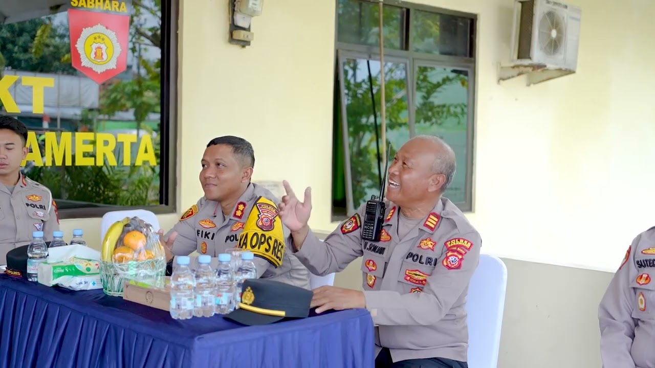 KUNJUNGAN KERJA KAPOLRES KARAWANG KE POLSEK PEDES DAN RAWAMERTA