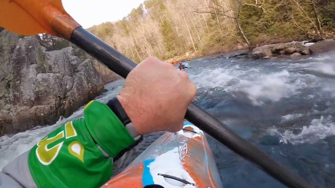 Kayaking Caney Fork 1-23-17 630cfs