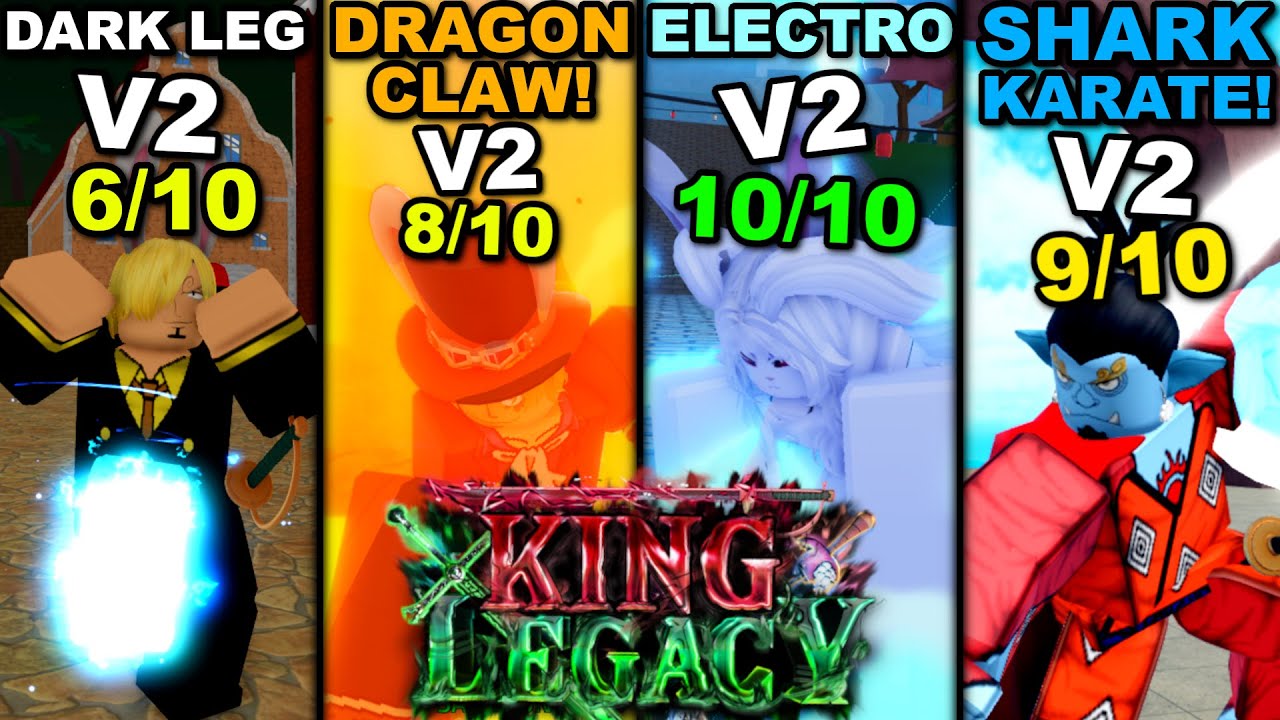 Разблокировка V2 для всех боевых стилей в Roblox King Legacy... Вот как я это сделал