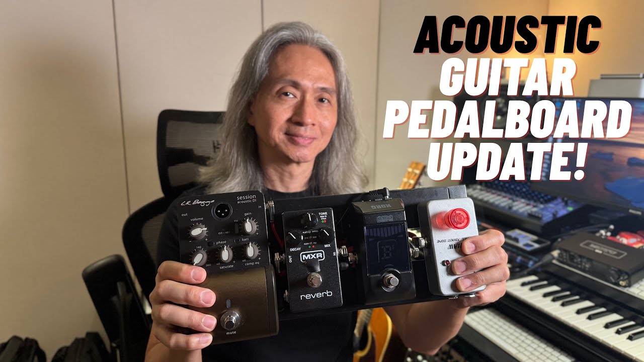 I update my mini acoustic pedalboard with an AB switch box!