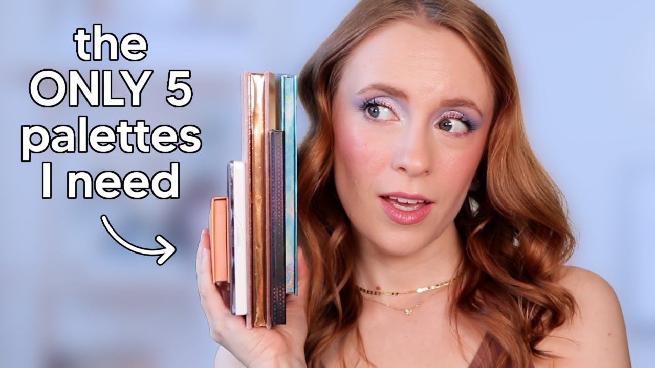 If I Could ONLY Keep 5 EYESHADOW PALETTES... my ideal minimalist palette collection!