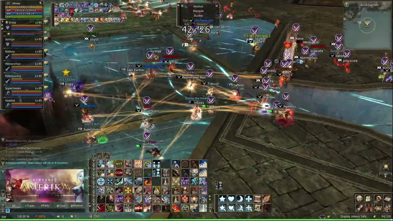 Lineage II Amerika - 3 Sides at Lindvior - 15/06/2025