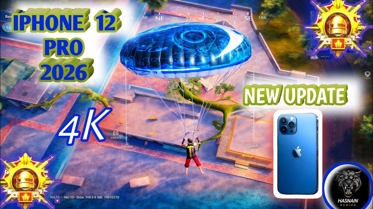 New Update 4.2🔥|| Pubgmobile iPhone 12 pro 60 FPS gameplay 🔥