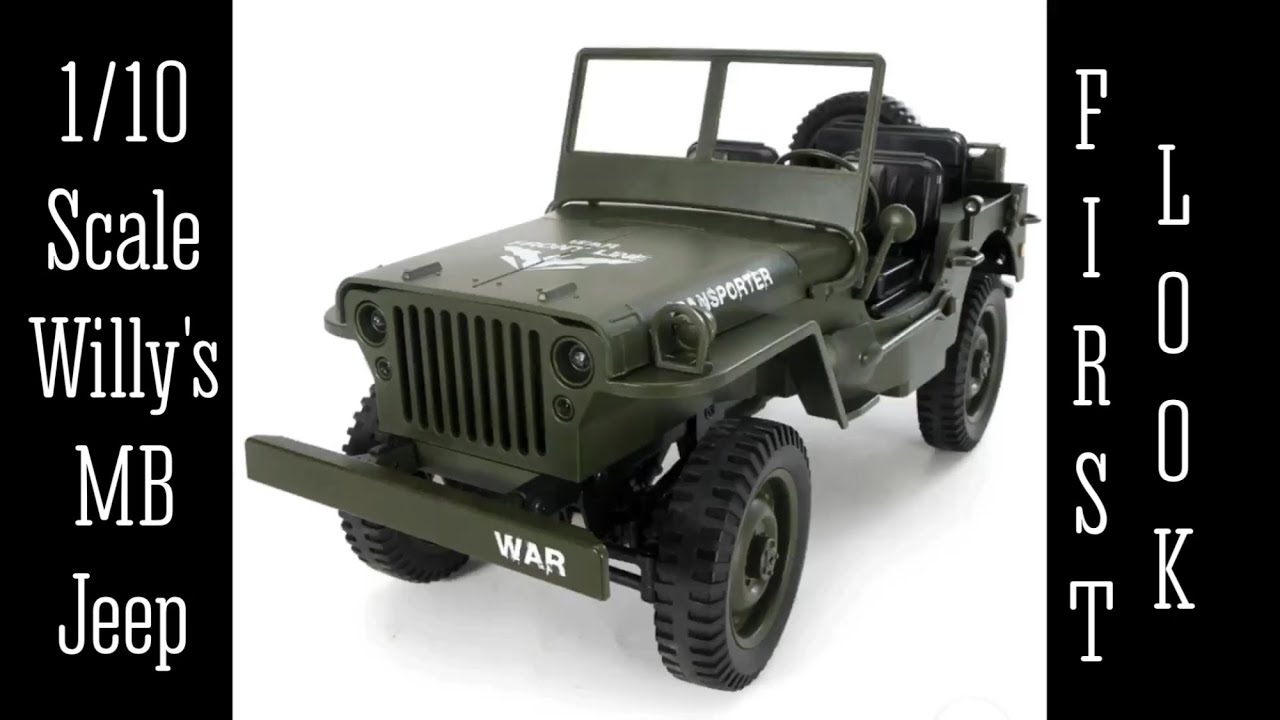 Willys MB Jeep (FROM HONTAI) (JJRC Q65) 1/10 Scale (First look & Overview)