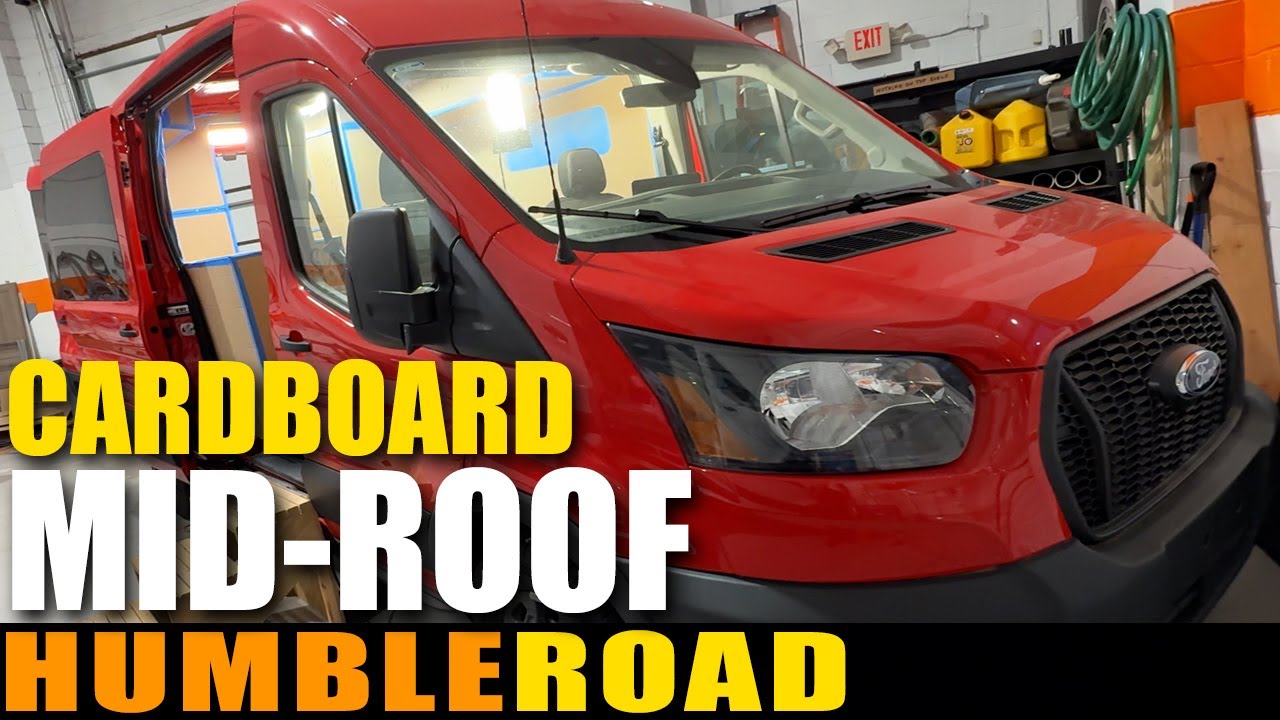 Transit MID ROOF! Solo camper van Humble Road DESIGN TOUR