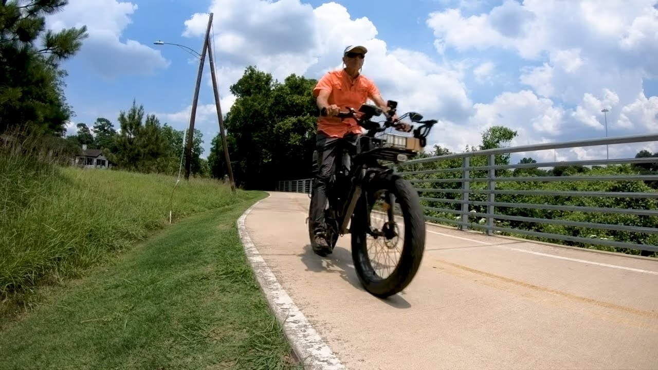 Houston Buffalo Bayou Park Bike Trail to White Oak Bayou Bike Trail.