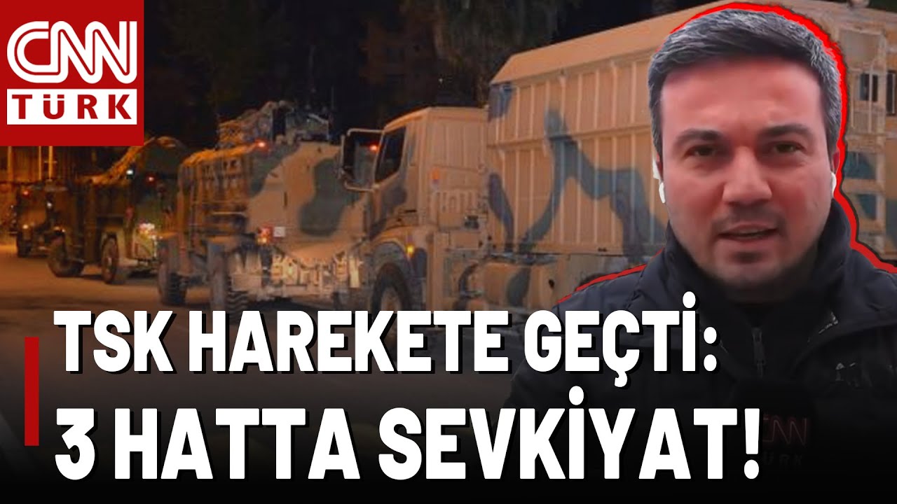 Suriye'de Hareketlilik Yaşanıyor! TSK ve Şam'dan Afrin-M&uuml;nbi&ccedil;'e Sevkiyat!
