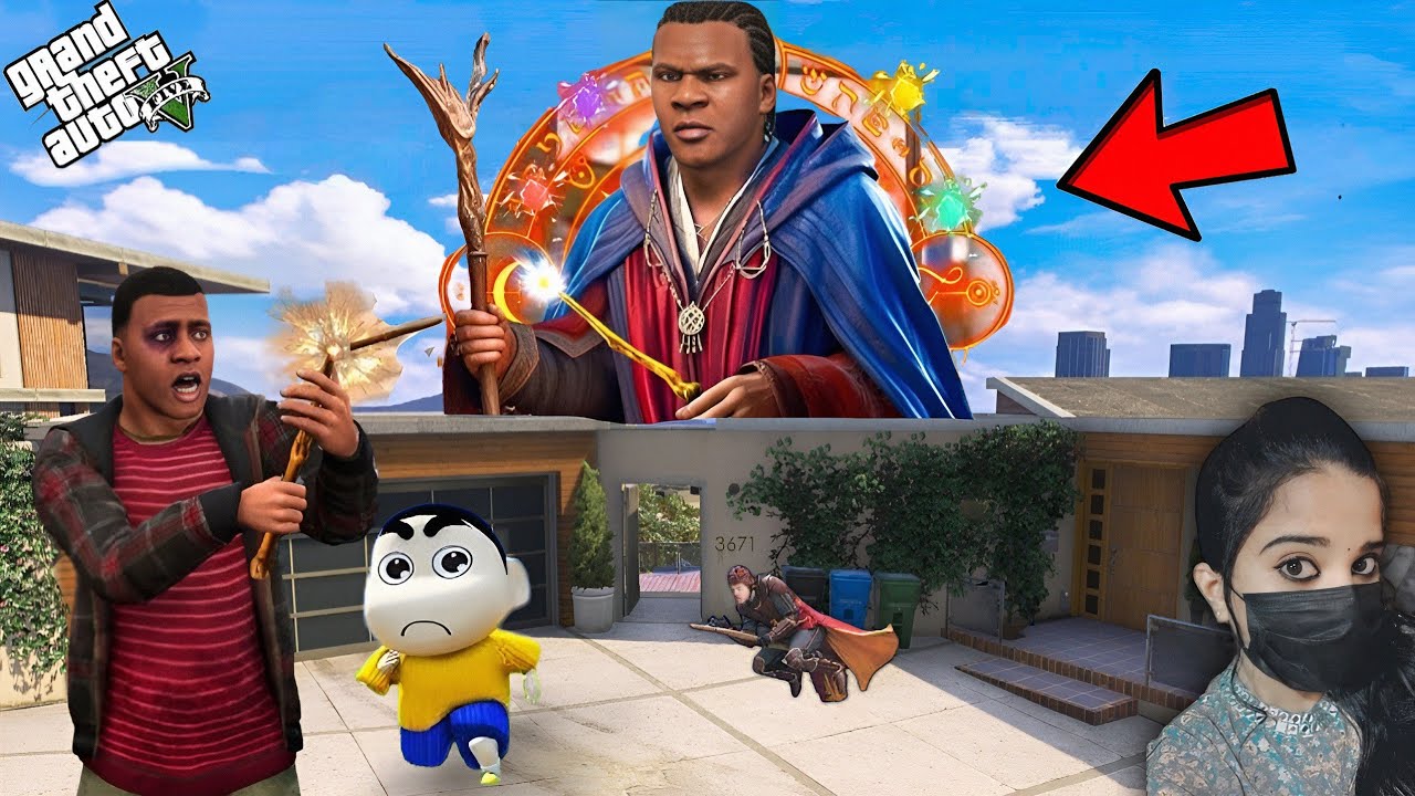 Franklin Becomes The Biggest Magician Of The World (Wizard) - GTA 5 #172