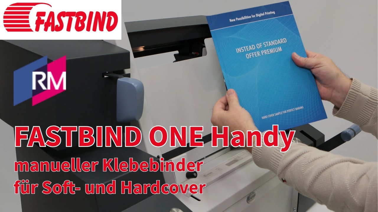 FASTBIND ONE Handy - Klebebinder f&uuml;r Hardcover / Softcover