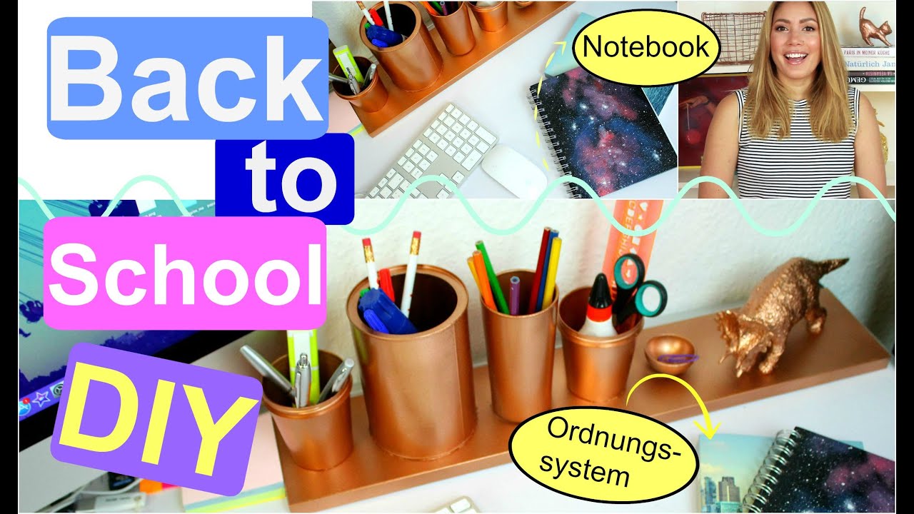 BACK TO SCHOOL DIY - Galaxy Notebook/ Ordnungssystem | funnypilgrim