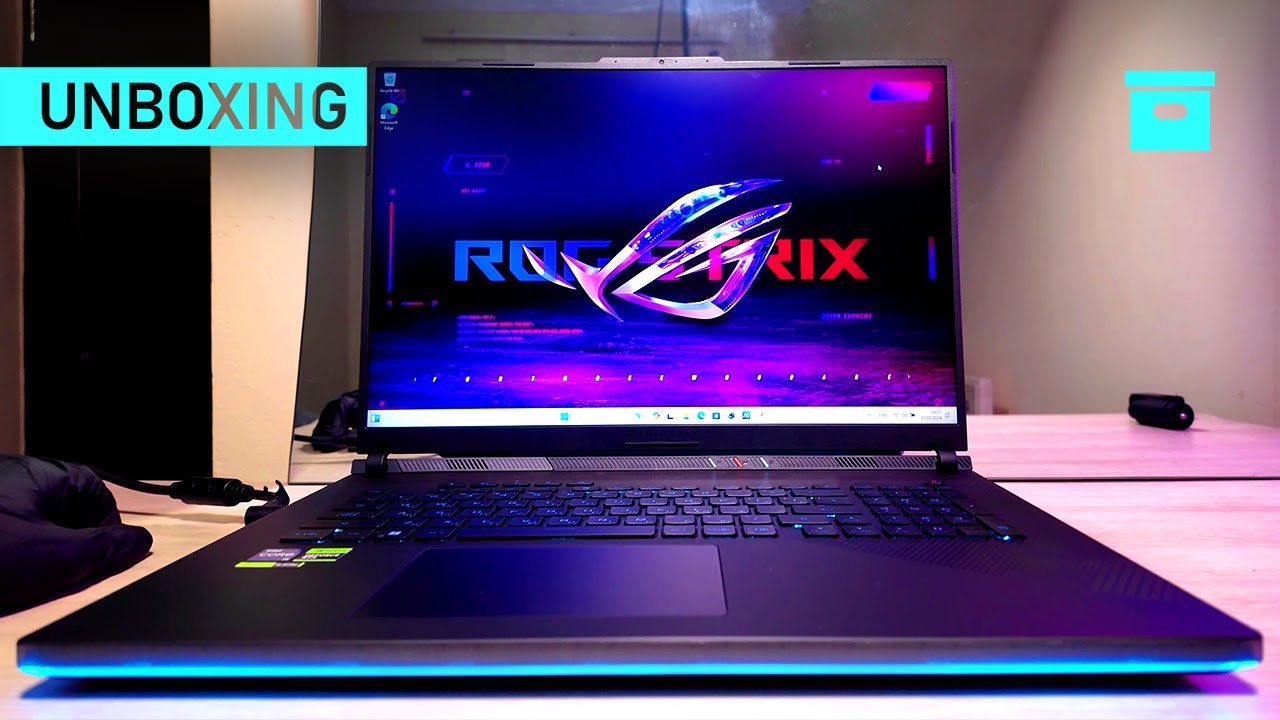 Распаковка - Ноутбук Asus ROG Strix SCAR 18 (2024) + Рюкзак Asus TUF Gaming