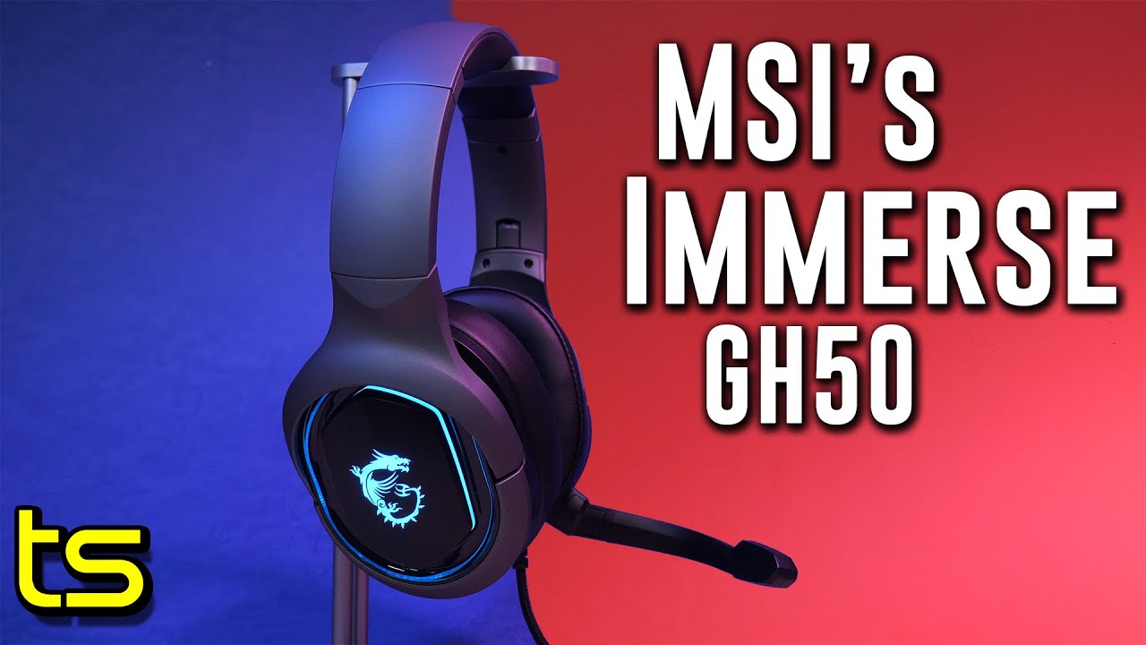 UNEXPECTED performance: MSI Immerse GH50 headset delivers surround and bass!