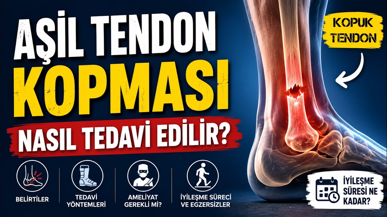 Aşil tendon kopması nasıl tedavi edilir? | Prof. Dr. Yakup YILDIRIM