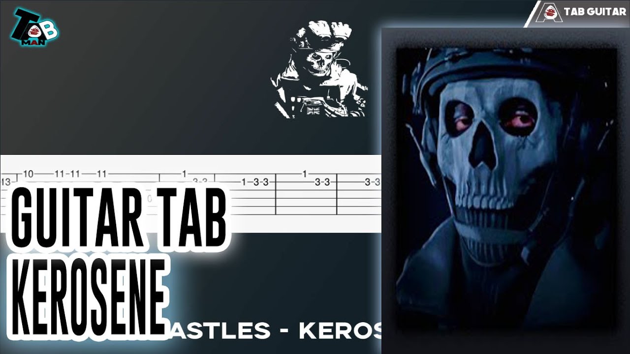 Crystal Castles - Kerosene Guitar Tutorial (TAB)